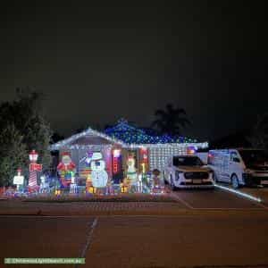 Christmas Light display at 91 Beckham Rise, Craigmore