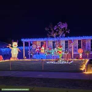 Christmas Light display at 28 Tickner Parade, The Vines