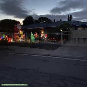 Christmas Light display at 3 Abebe Court, Morphett Vale