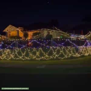 Christmas Light display at 30 Brush Box Place, Heathwood