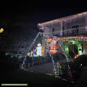 Christmas Light display at 22 Rigel Street, Coorparoo