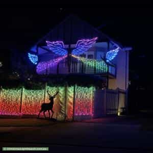Christmas Light display at 8 Gilrey Street, Toowong