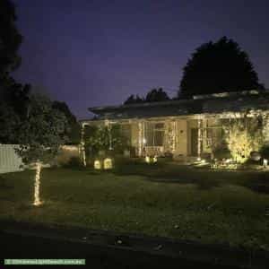 Christmas Light display at 16 Burlock Avenue, Ringwood North