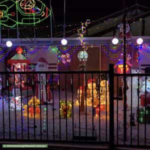 Christmas Light display at 13 Meadows Lane, Davoren Park