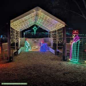 Christmas Light display at 17 Betty Road, Lewiston