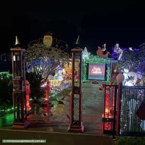 Christmas Light display at 80 Sedgman Crescent, Shalvey