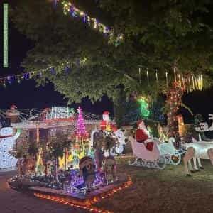 Christmas Light display at 50 Greenridge Court, Wynn Vale