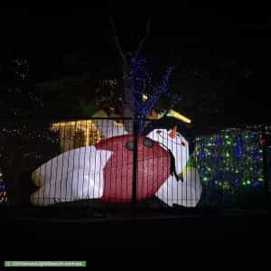Christmas Light display at 1 Pinecroft Close, Calamvale