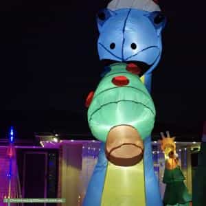Christmas Light display at  Nadine Street, Munno Para
