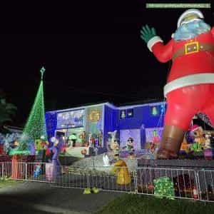 Christmas Light display at 19 Nemarra Street, Wynnum West