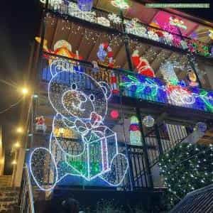 Christmas Light display at 37 Lilyfield Road, Rozelle