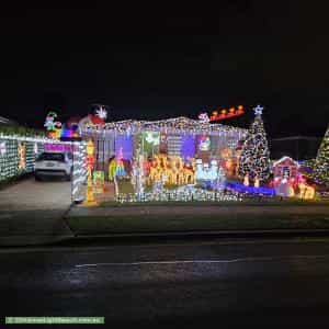 Christmas Light display at 52 Lyall Avenue, Dean Park
