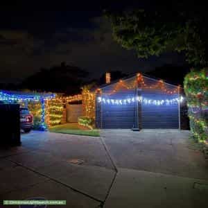 Christmas Light display at 11 Sargeant Place, Wanniassa