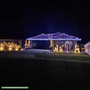Christmas Light display at 4 Gat Sing Way, Dennington