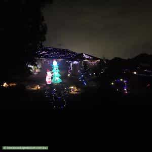 Christmas Light display at 3 Nepal Road, Valley View