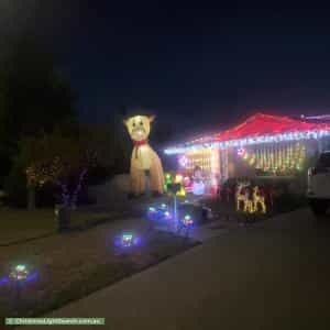 Christmas Light display at 10 Yagan Place, Ngunnawal