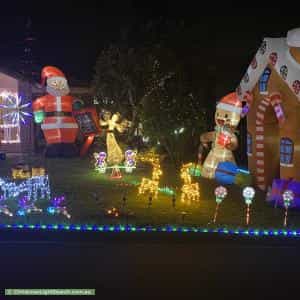 Christmas Light display at 30 Nicola Way, Upper Coomera
