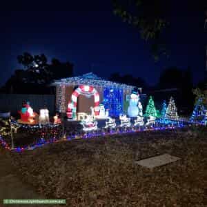 Christmas Light display at  Lock Crescent, Pooraka