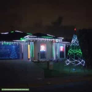 Christmas Light display at 11 Woodlight Street, Mango Hill