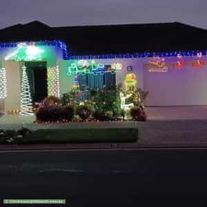 Christmas Light display at  Kingfisher Avenue, Mawson Lakes