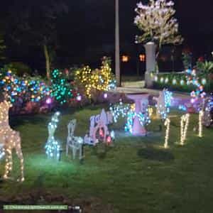 Christmas Light display at 15 Moriane Avenue, Panorama