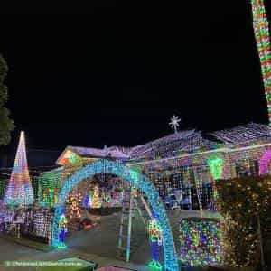 Christmas Light display at 248 South Circuit, Oran Park