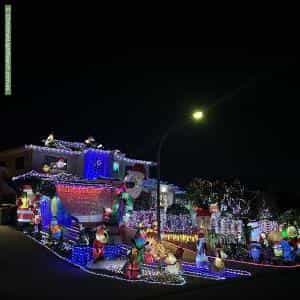 Christmas Light display at 21 Ocean Shores Edge, Connolly