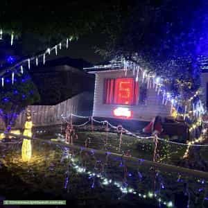 Christmas Light display at 17 Thyra Street, Sunshine