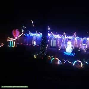 Christmas Light display at  Chauncy Crescent, Canberra