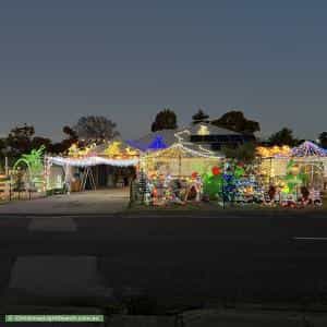 Christmas Light display at 12 France Street, Mandurah