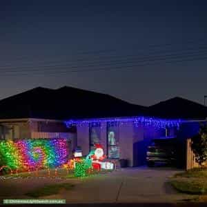 Christmas Light display at 20 Sando Street, Findon
