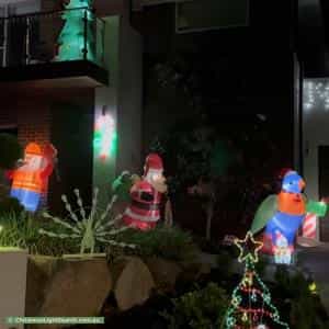 Christmas Light display at 36 Alan Watt Crescent, Casey