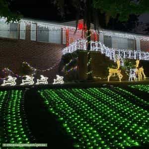 Christmas Light display at 62 Muru Avenue, Winmalee