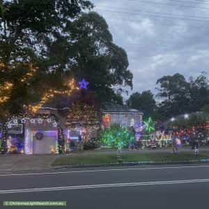 Christmas Light display at 149 Baulkham Hills Road, Baulkham Hills