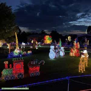 Christmas Light display at  Hatchs Road, Nyora