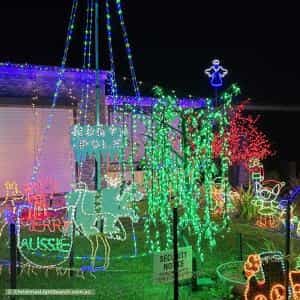 Christmas Light display at 19 Danehill Vista, The Vines