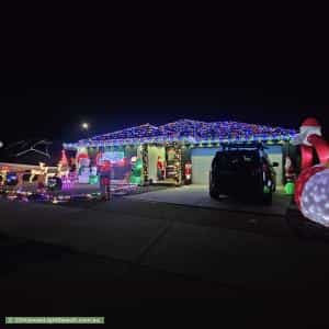 Christmas Light display at 14 Sodersten Street, Taylor