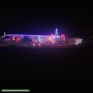 Christmas Light display at 2 Forestlea Place, Morayfield