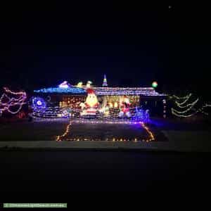 Christmas Light display at 71 Sandpiper Loop, Yangebup
