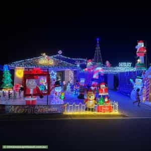 Christmas Light display at 33 Songbird Circuit, Jimboomba