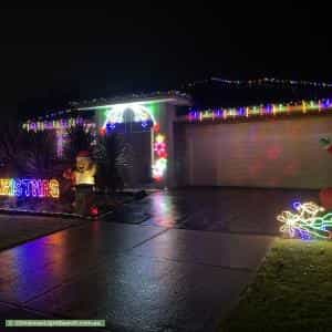 Christmas Light display at  Willowtree Drive, Pakenham