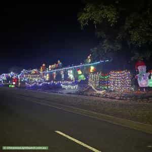 Christmas Light display at 20-22 Rennel Close, Mount Sheridan