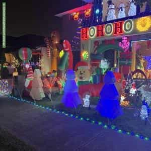 Christmas Light display at 11 Batten Way, Williams Landing