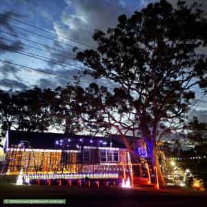 Christmas Light display at 18 Bunbury Avenue, Sutherland