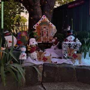 Christmas Light display at 52 Cappella Court, Glen Waverley