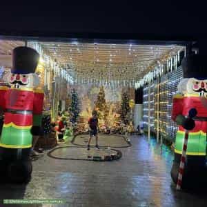 Christmas Light display at 14 Hughes Avenue, Hobartville