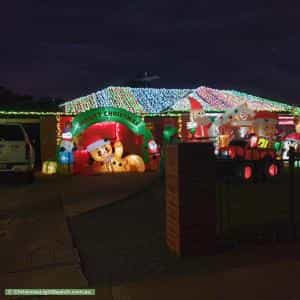 Christmas Light display at 90 Yorktown Road, Elizabeth Park