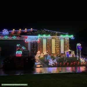 Christmas Light display at 2 Delta road, Beveridge