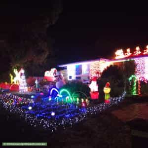 Christmas Light display at  Medina Street, Aberfoyle Park