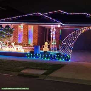 Christmas Light display at  Alcove way, Beveridge